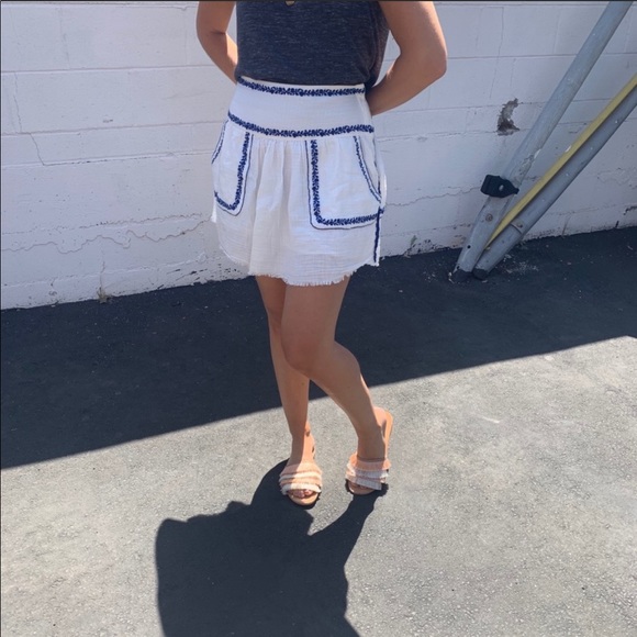 Isabel Marant Etoile Vittoria embroidered skirt - Picture 4 of 5